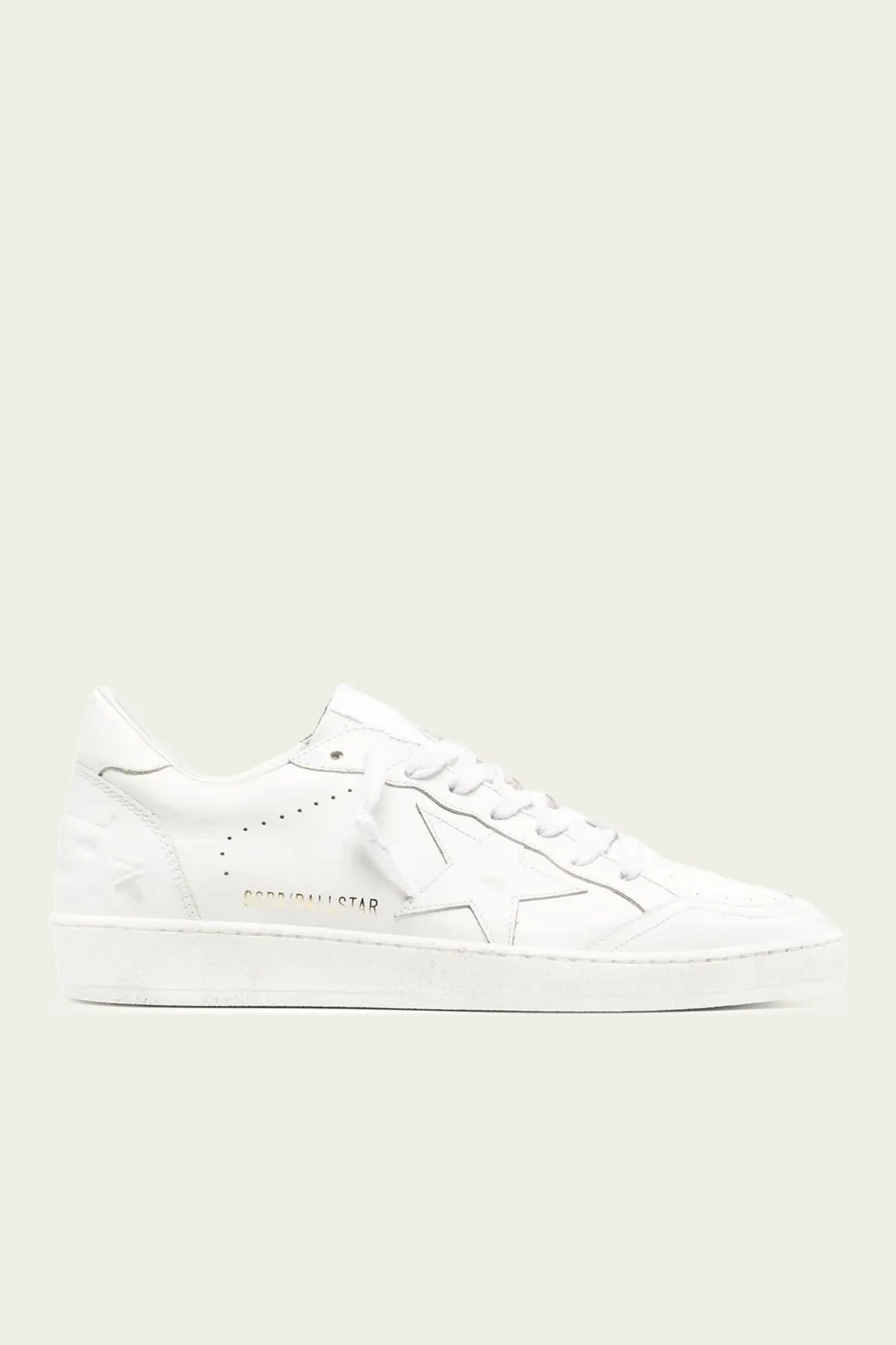 Ball-Star Optic White Leather Men Sneaker