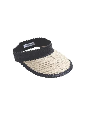 Banded Baha Visor Black-Off White