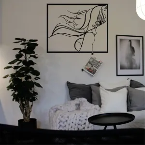 Beauty Wind Minimalist Metal Wall Art