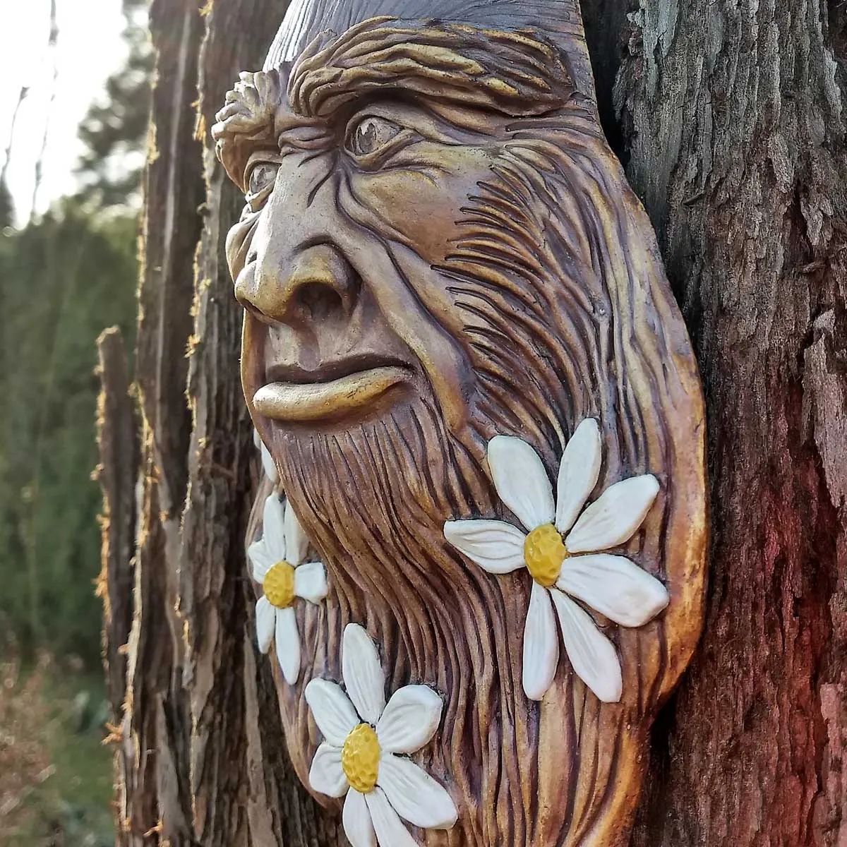 Bigfoot "Flower Beard" Sculpture