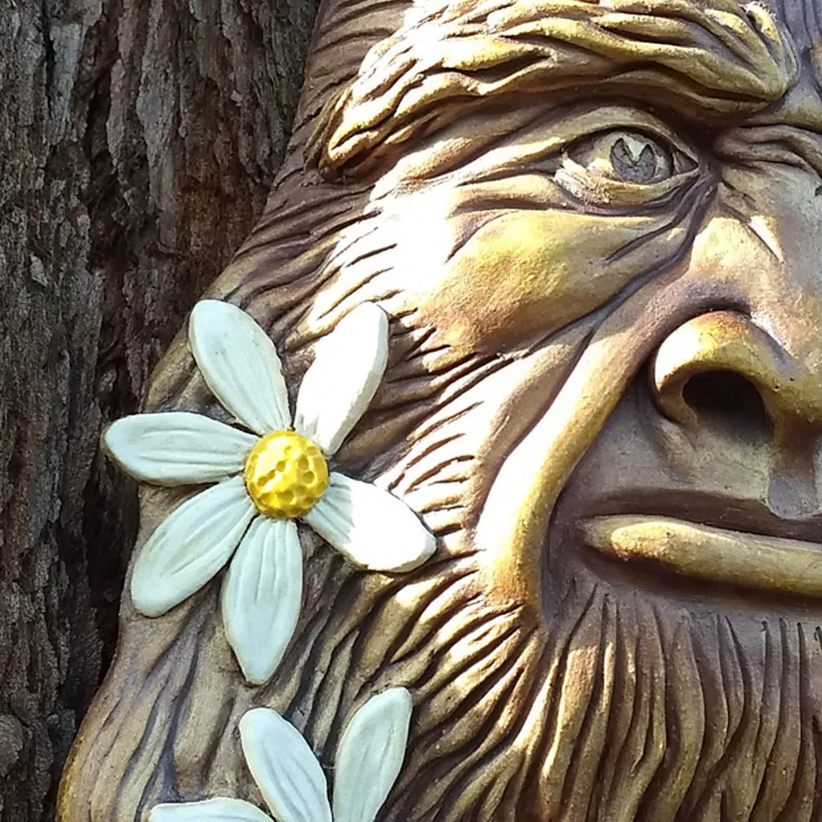 Bigfoot "Flower Beard" Sculpture