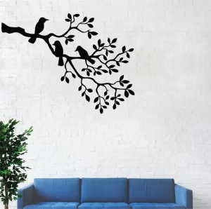 Birds on Branch Metal Wall Decor