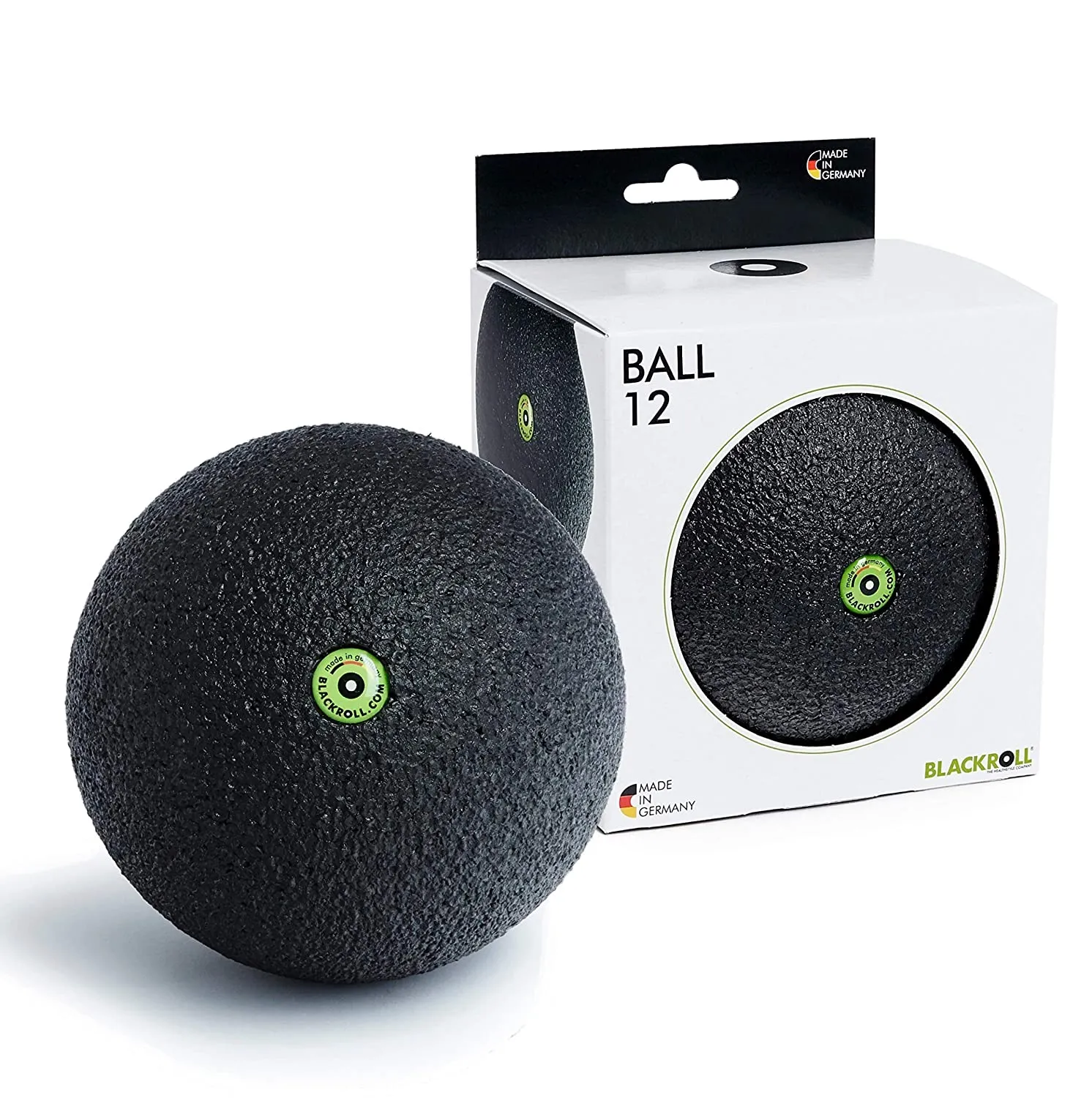 BLACKROLL - Trigger Point Ball 12, for Exercise and Muscle Recovery, Deep Tissue Massager for Myofascial Release in the Shoulders, Neck, and Back, 12cm (4.7")