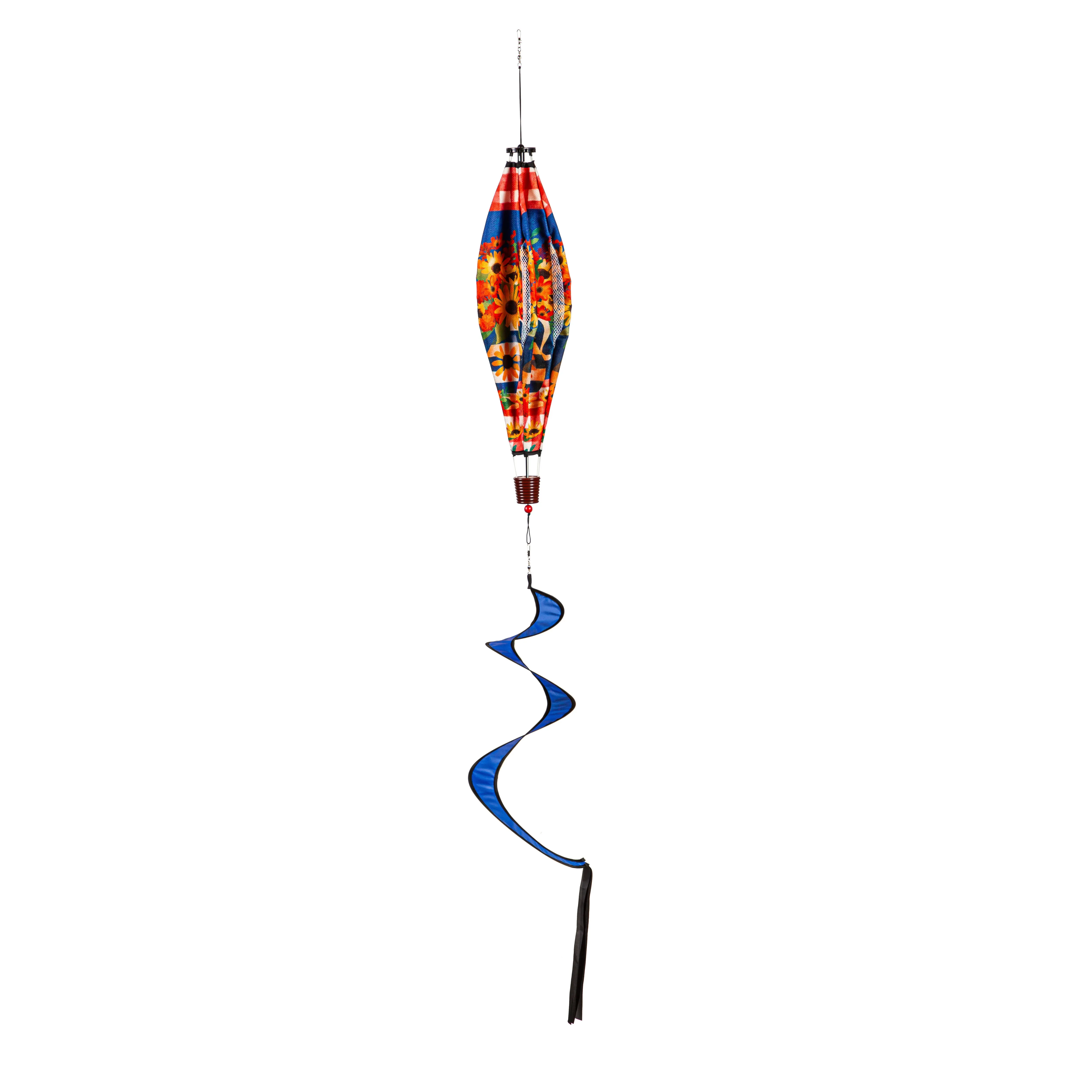 Blessed Floral Arrangement Burlap Balloon Spinner,45bb524