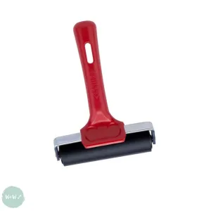 BLOCK / LINO PRINTING - ROLLER / BREYER - Essdee  Red Handle - 100mm wide