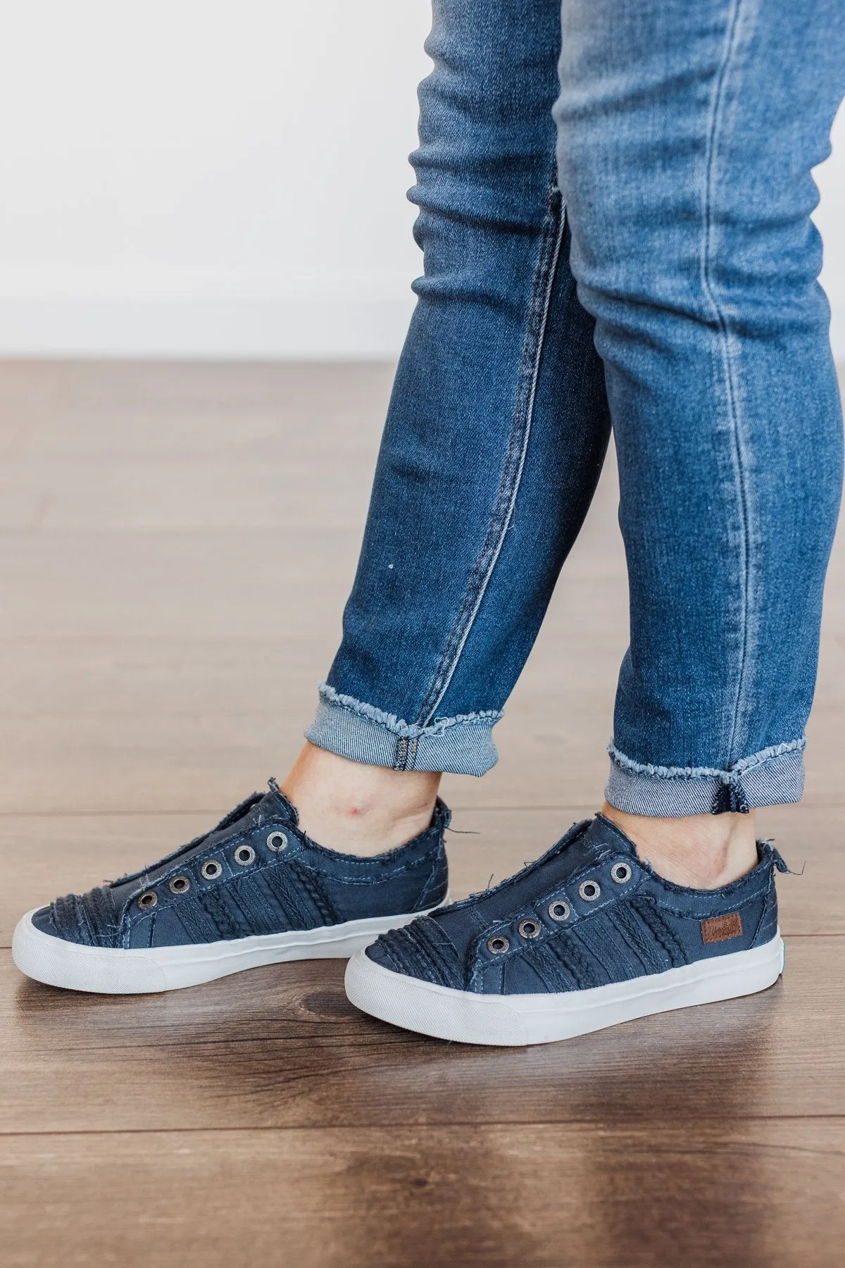 Blowfish Parlane Braided Canvas Sneakers- Desert Night