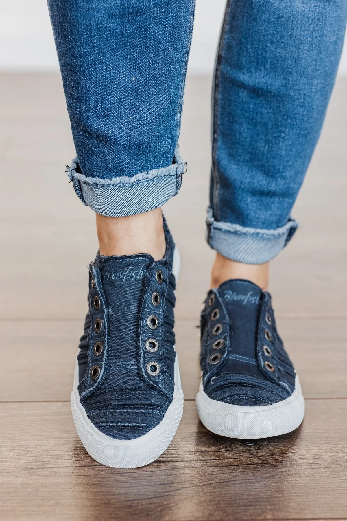 Blowfish Parlane Braided Canvas Sneakers- Desert Night