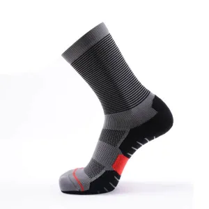 botthms Grey Coolmax Quarter Running Socks