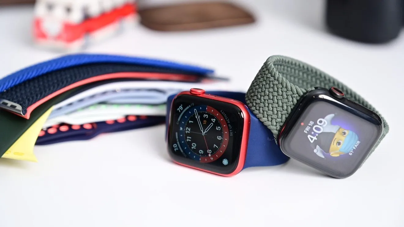 Braided Nylon Solo Loop Apple Watch Band - Gradient