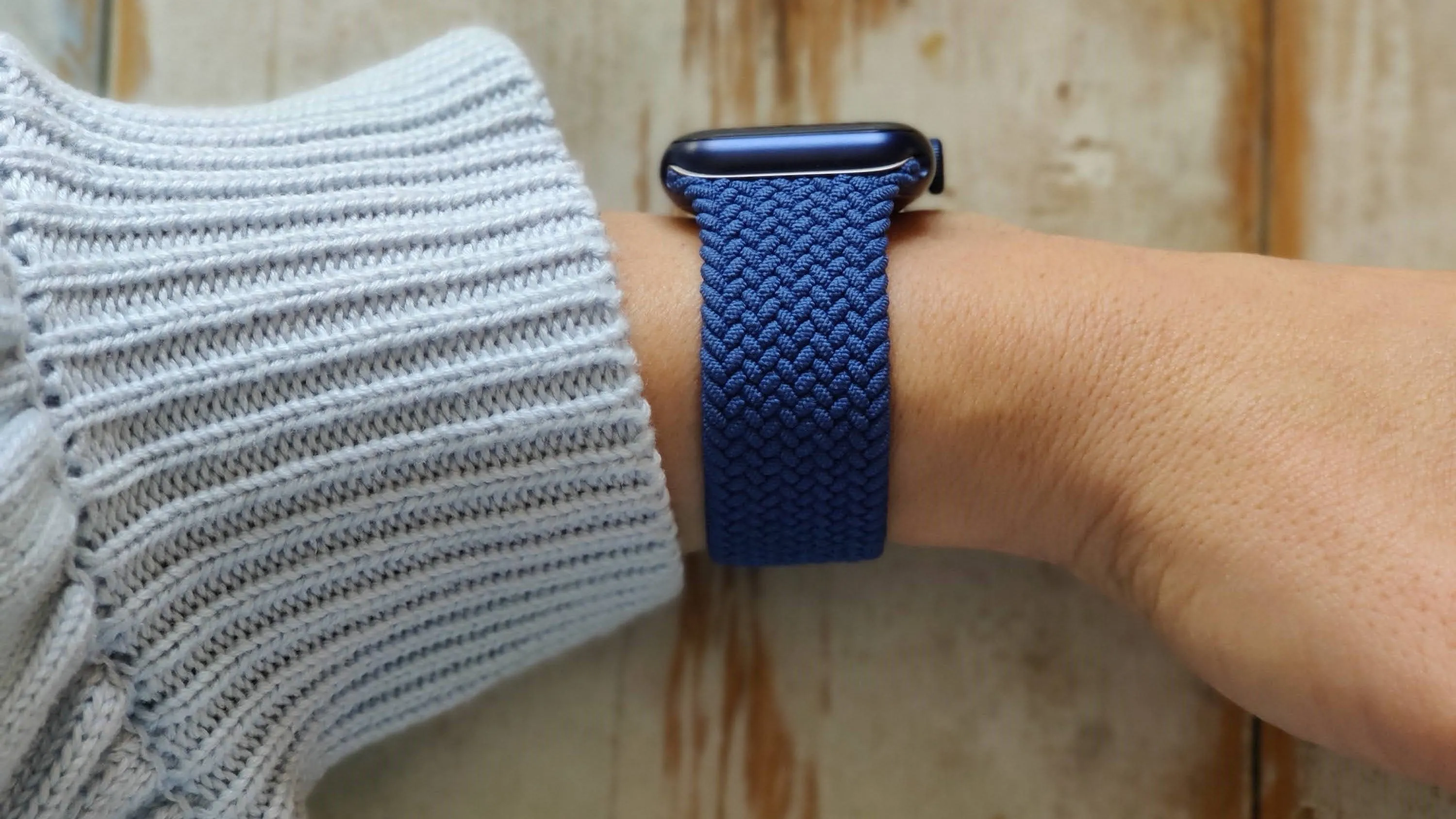 Braided Nylon Solo Loop Apple Watch Band - Gradient