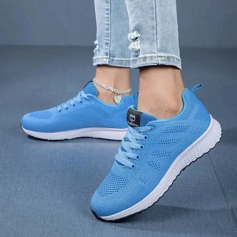 Breathable Casual Sneakers – Luxury Brand Sport Shoes for Women, Summer Fashion Lightweight Basketball Tennis Walking Running Shoes