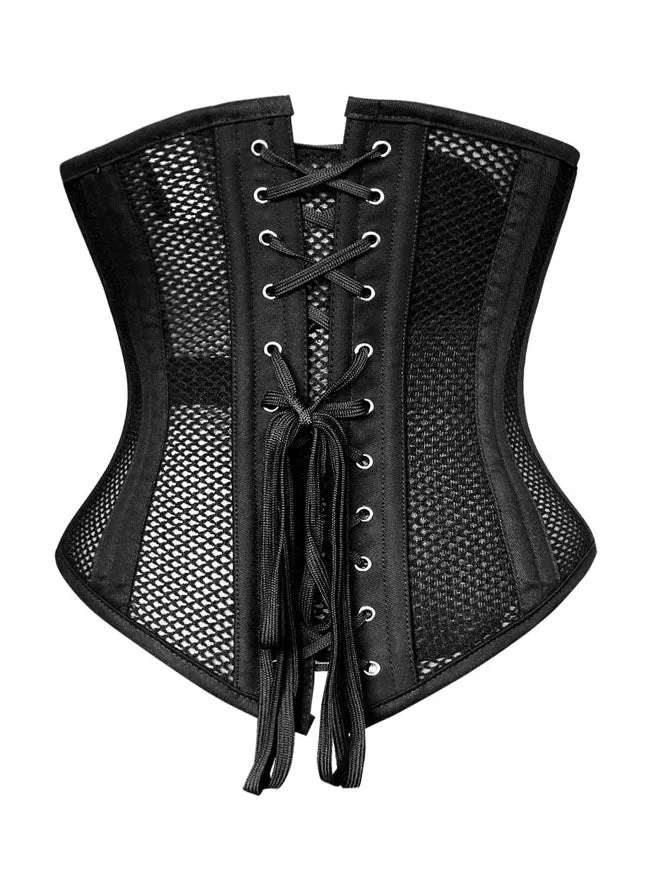 Breathable Mesh Bodyshaper Underbust Waist Training Cincher Corset
