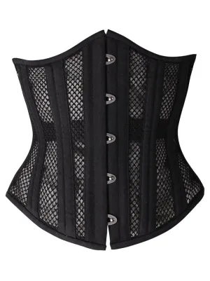 Breathable Mesh Bodyshaper Underbust Waist Training Cincher Corset