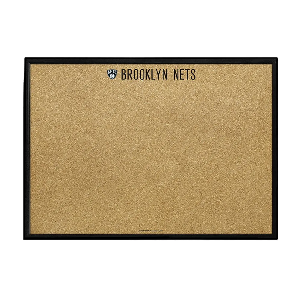 Brooklyn Nets: Framed Corkboard