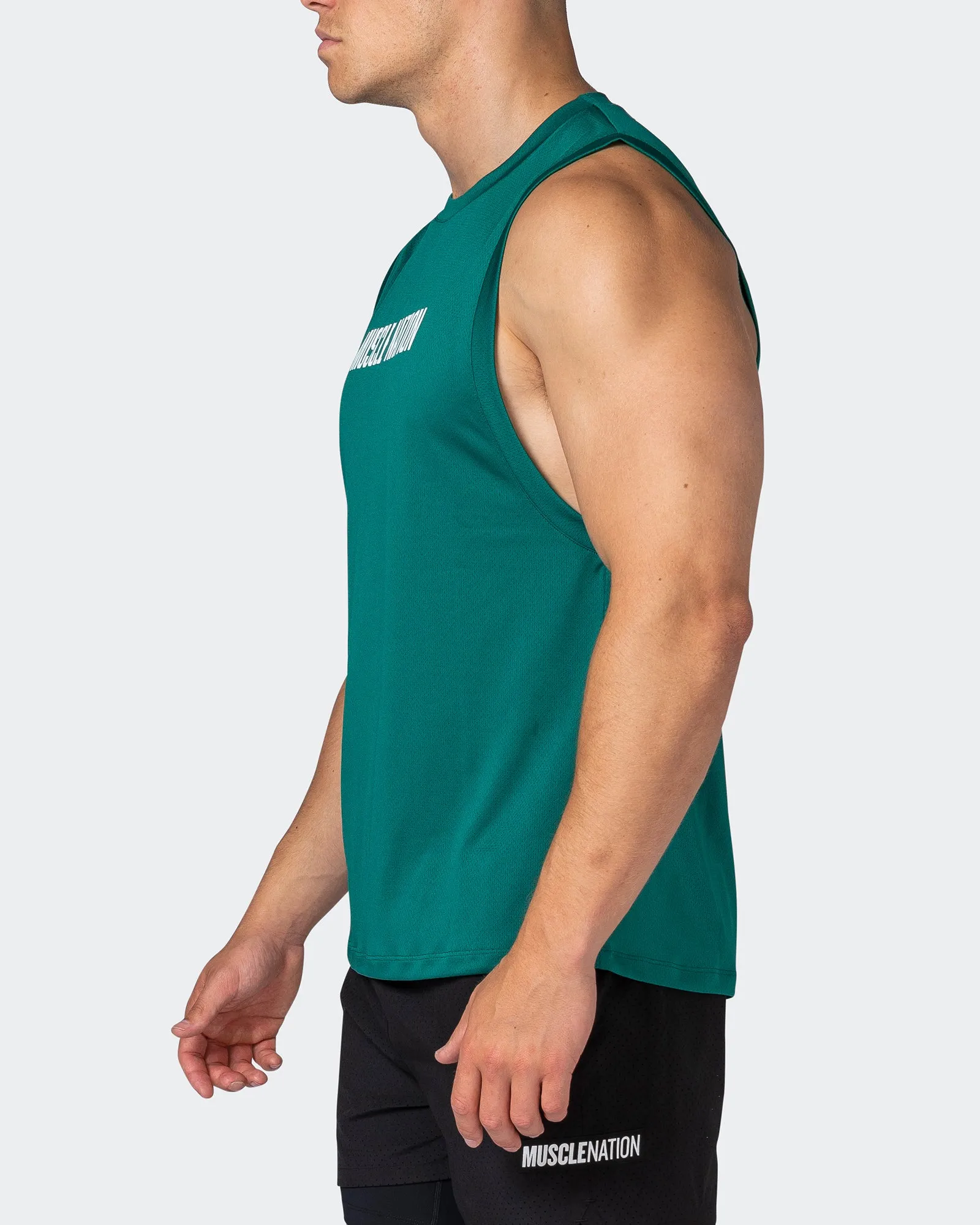 Burly Training Tank - Antique Green