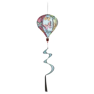 Butterfly Fields Burlap Balloon Spinner,45bb449