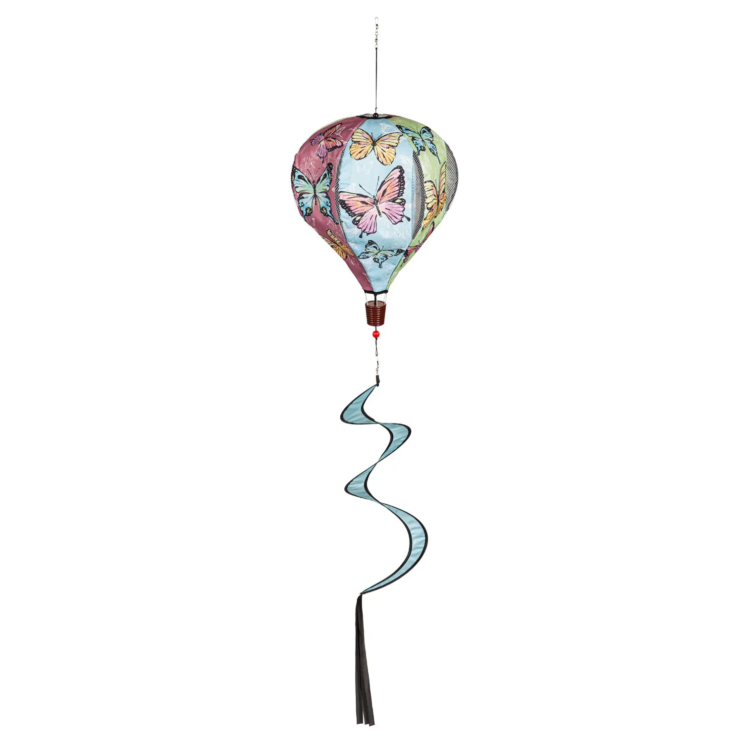 Butterfly Fields Burlap Balloon Spinner,45bb449