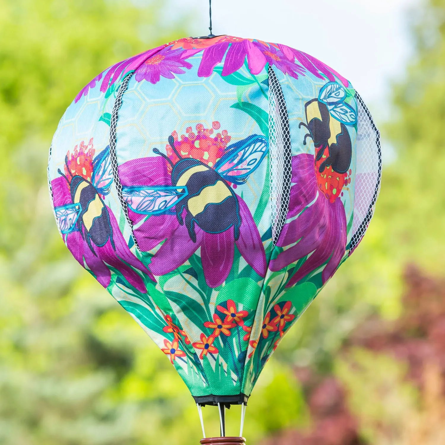 Buzzing Bee Burlap Animated Balloon Spinner,45ba409