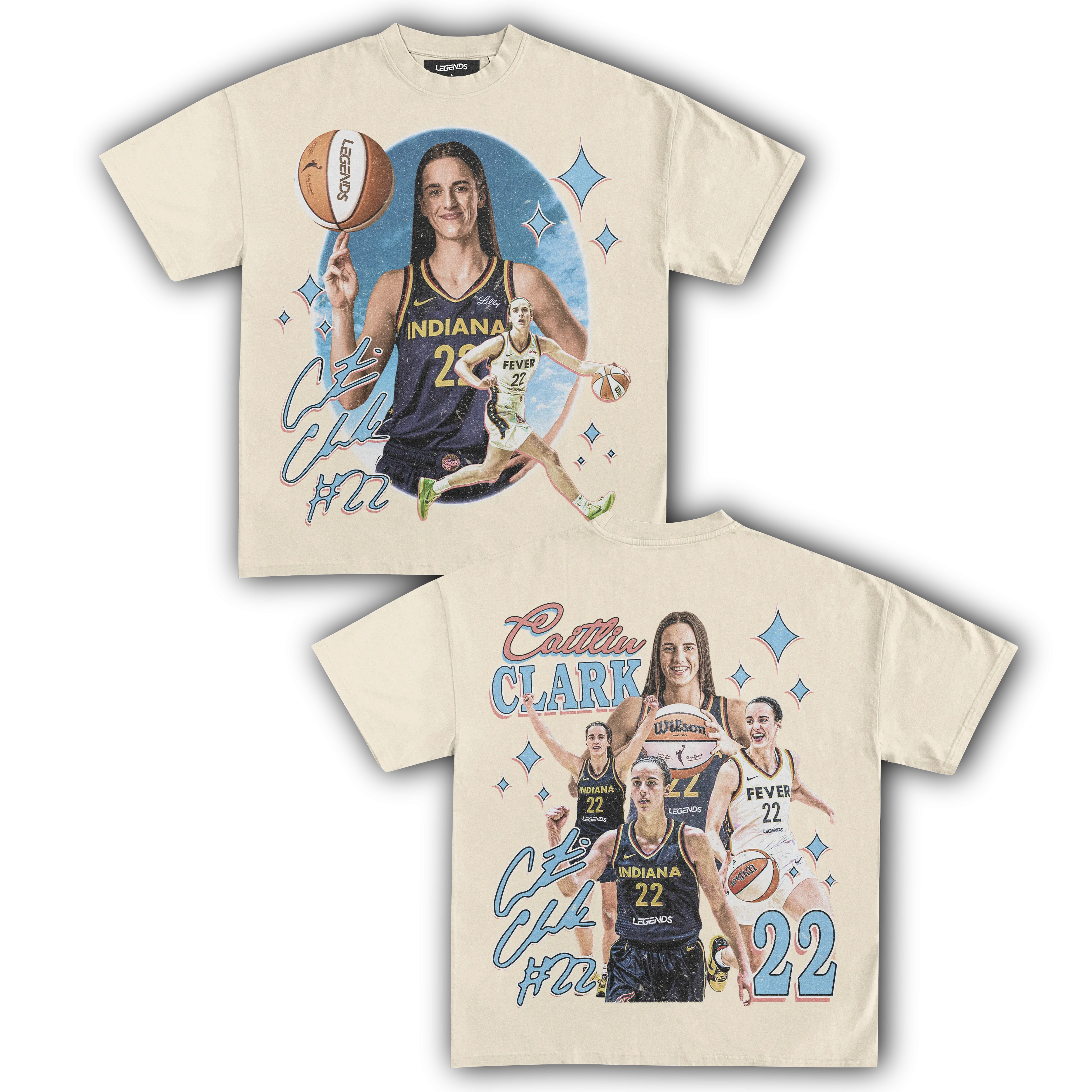 CAITLIN CLARK VINTAGE TEE (Double)