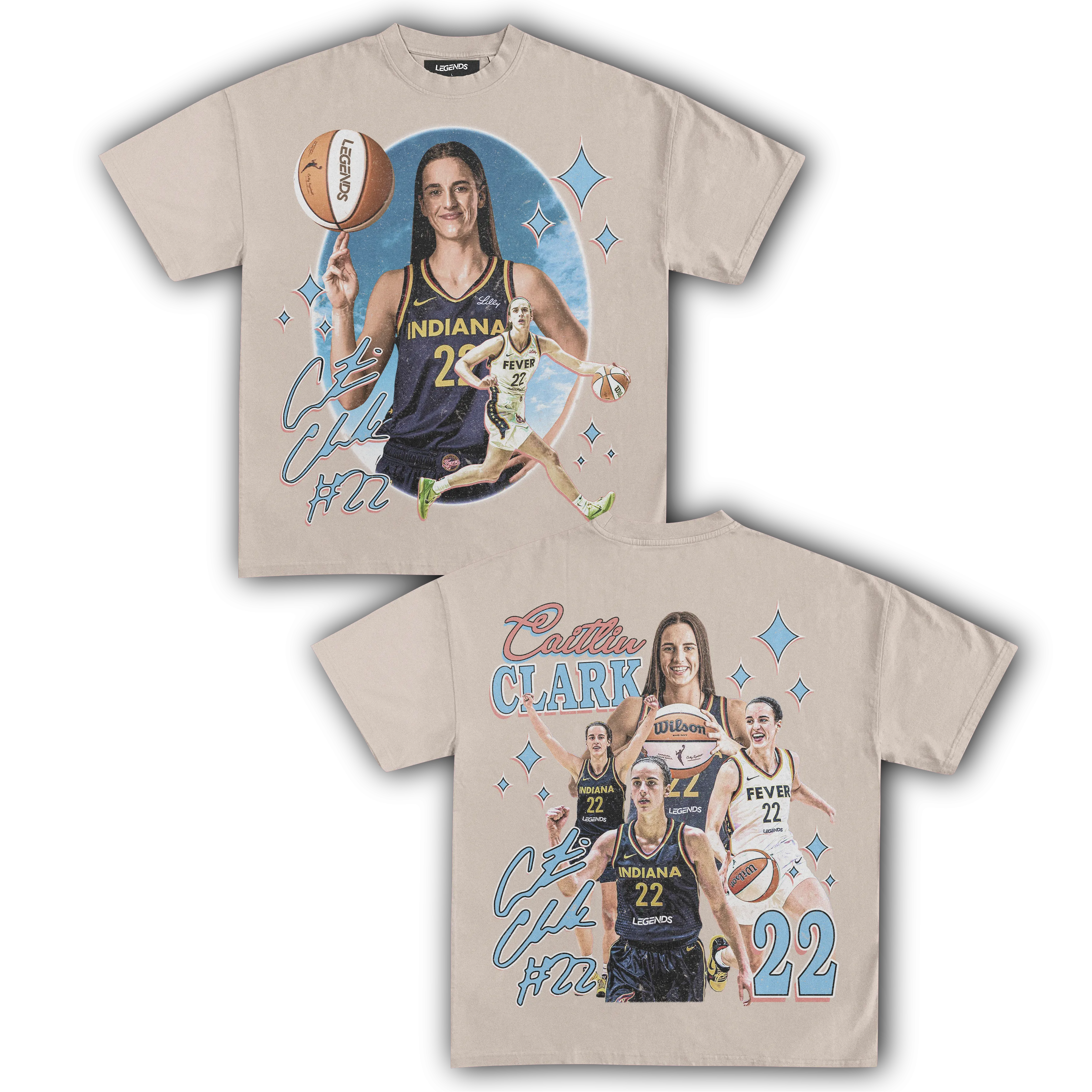 CAITLIN CLARK VINTAGE TEE (Double)