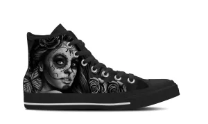 Calavera Womens High Top Shoe (Charcoal/Black)