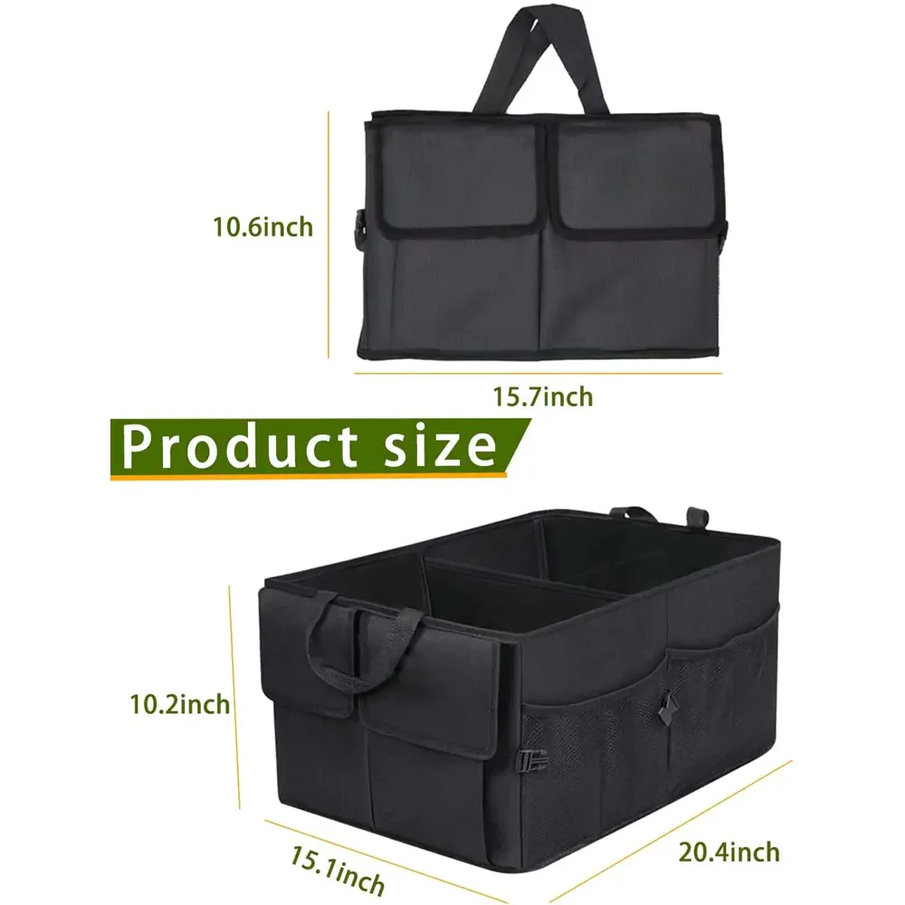 Car Trunk Organizer, Custom-Fit For Car, Foldable Car Trunk Storage Box, Storage Bag, Waterproof, Dust-proof, Stain-Resistant, Car Accessories WAIN229
