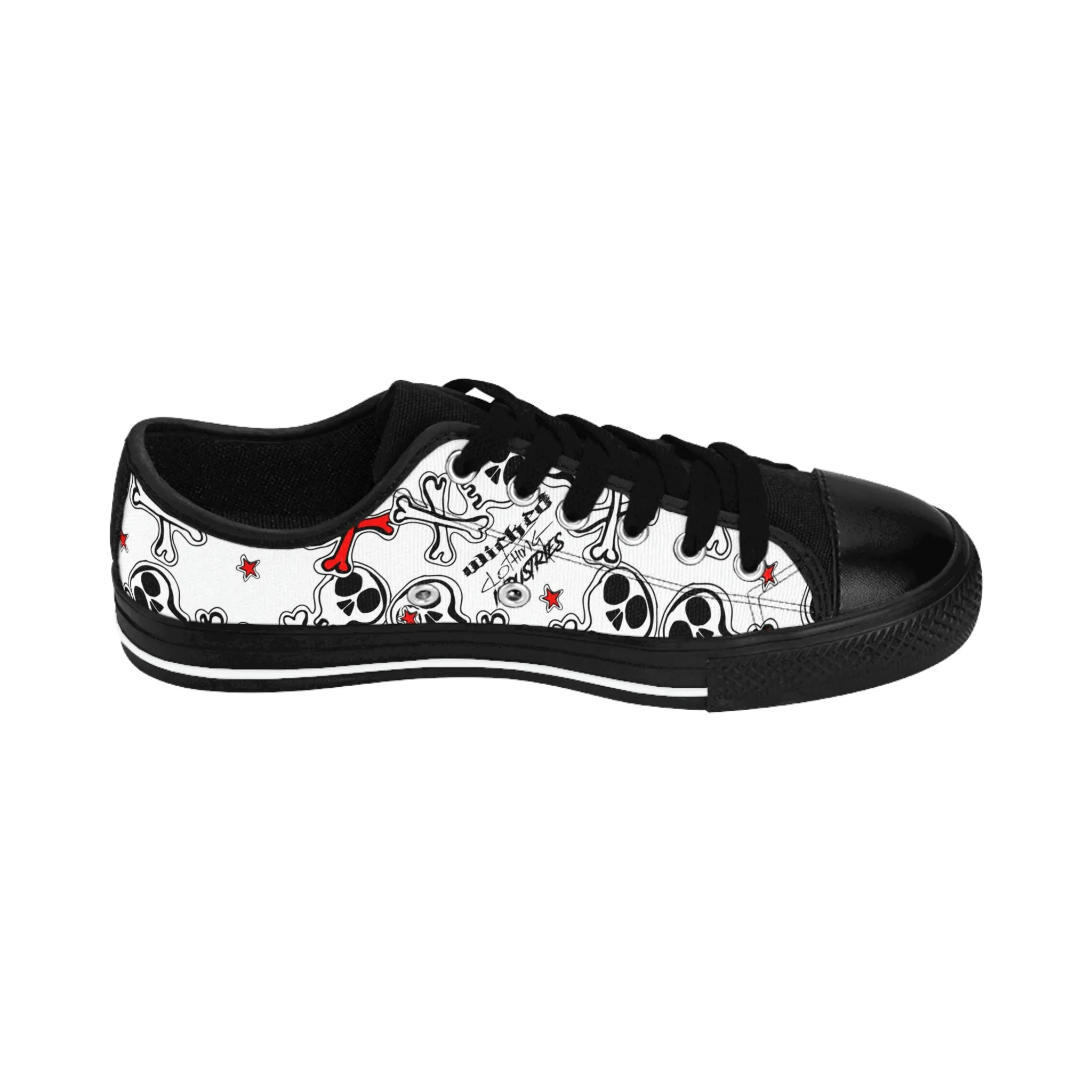 Cartoon Skulls Women's Sneakers