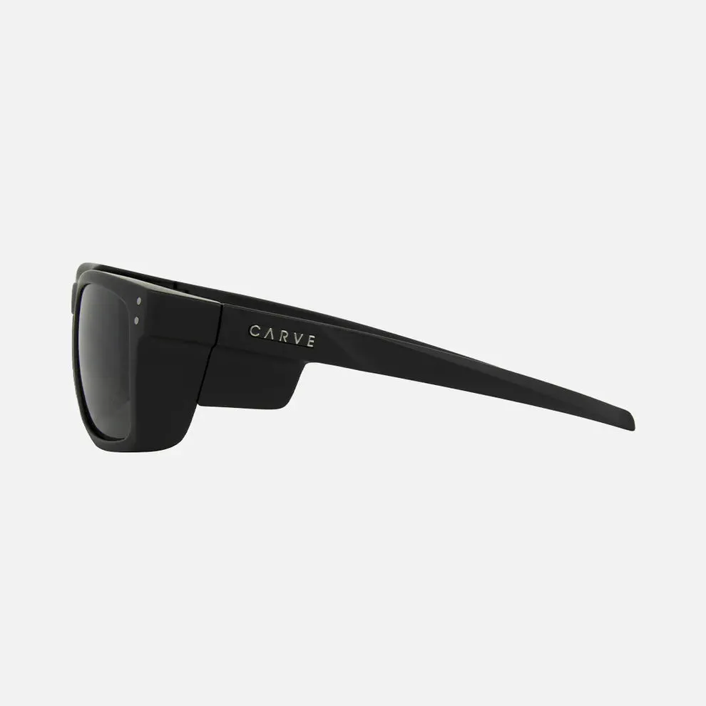 Carve Smoko Safety - Matt Black/Grey Polarized Lens