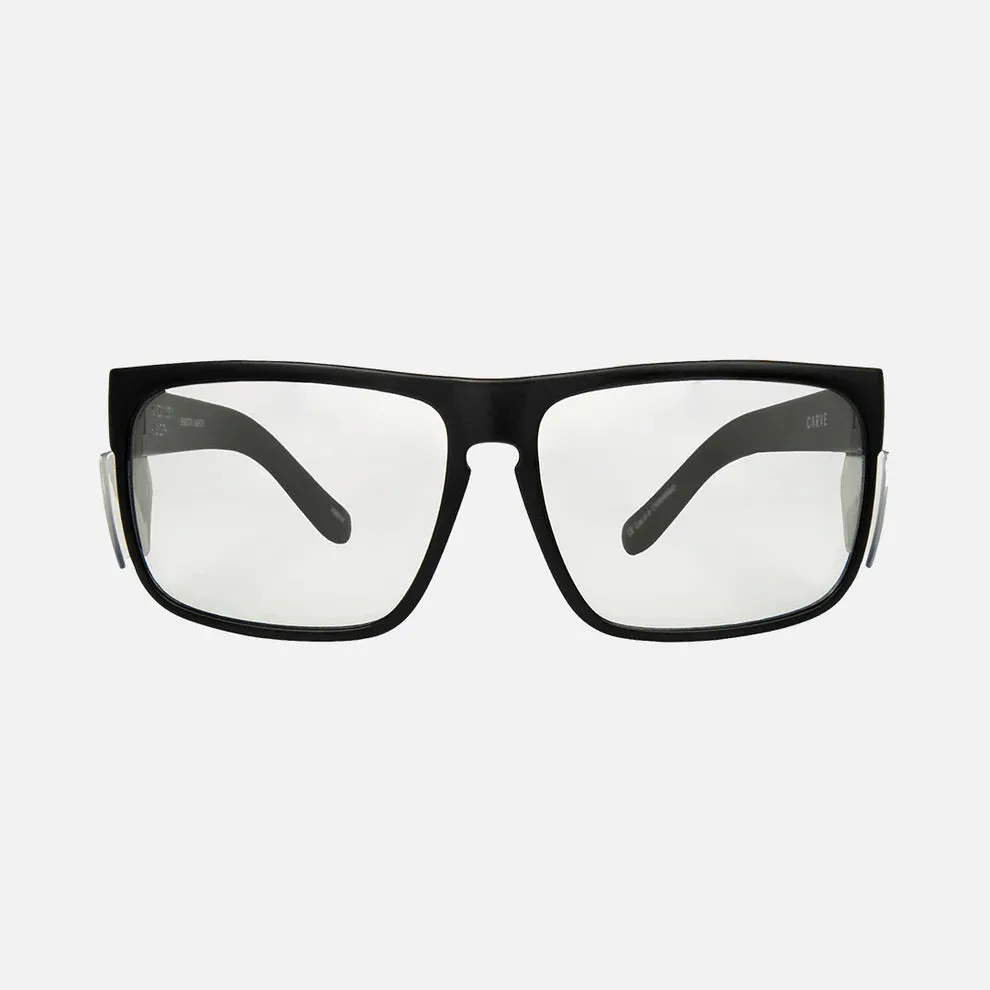 Carve Vendetta Safety - Matt Black/Photochrimatic Grey Clear Lens