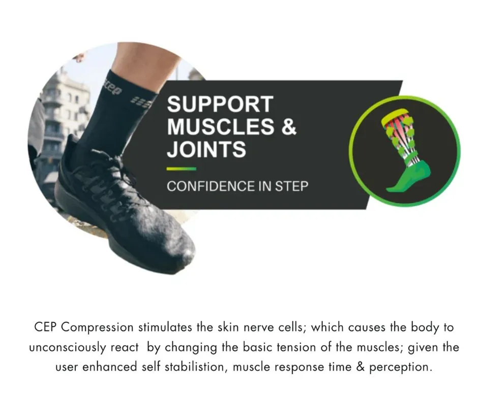 CEP - Miami Vibes 80's Mid Cut Compression Socks - Women