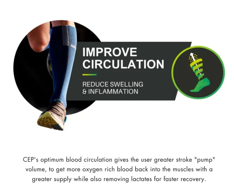 CEP - Miami Vibes 80's Mid Cut Compression Socks - Women