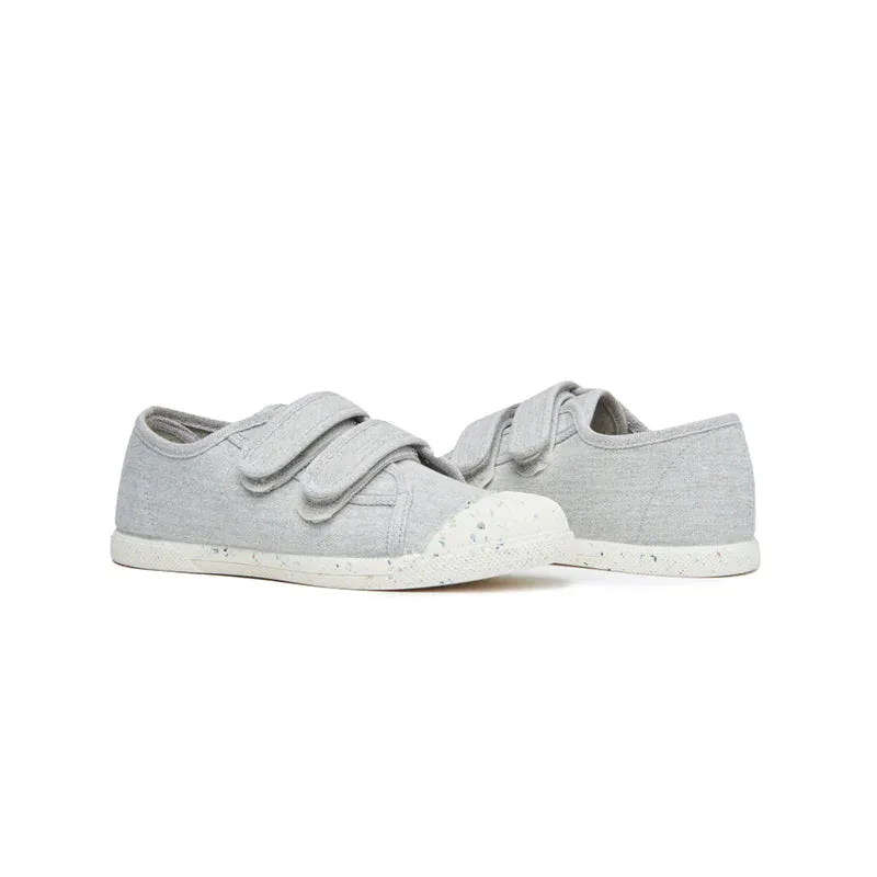 Children Chic ECO-Friendly Canvas Sneaker in Grey