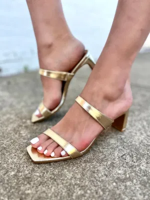 Chinese Laundry Yanti Heels-Gold