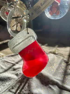 Christmas Stocking Ornaments and Suncatchers