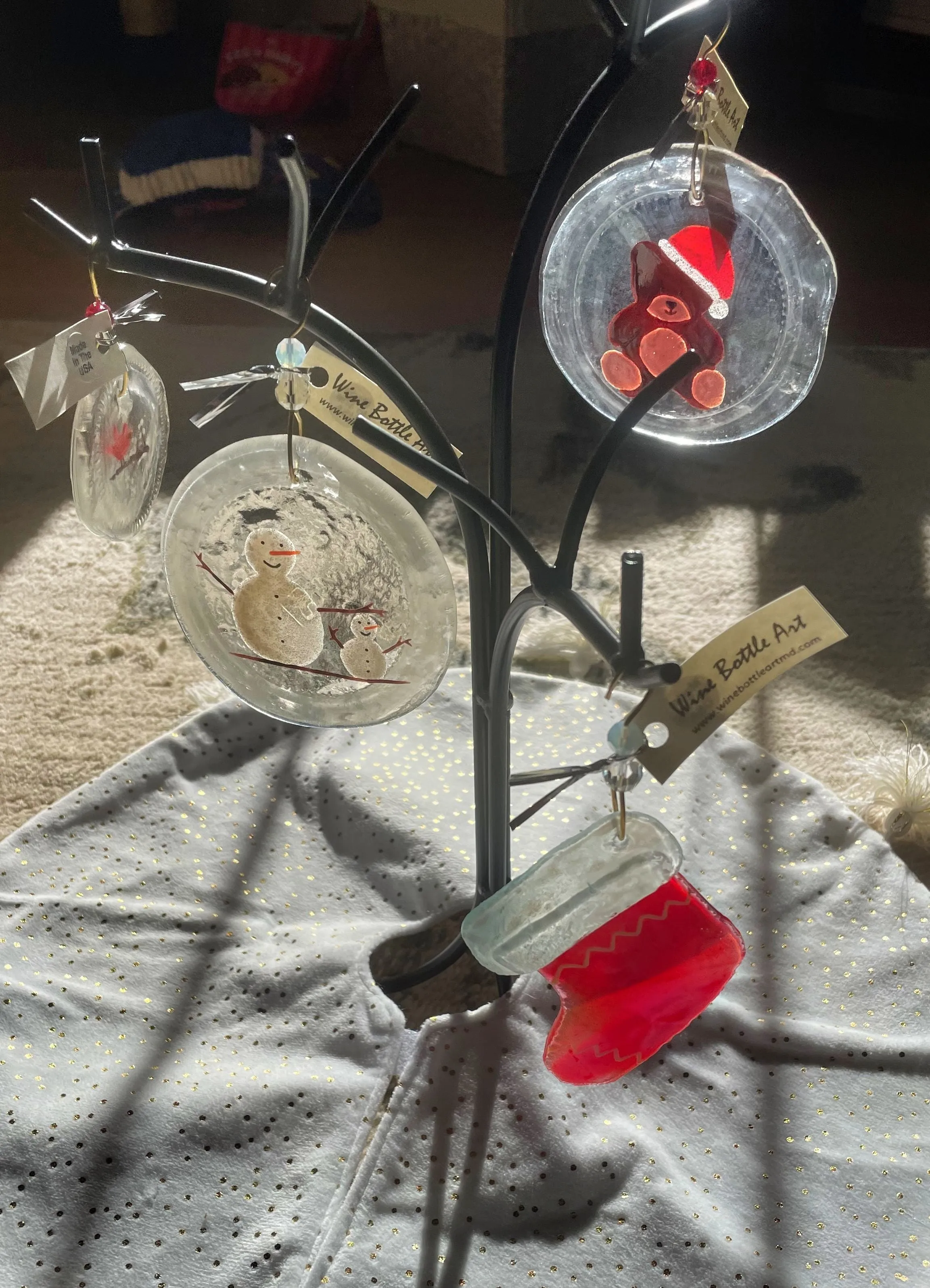 Christmas Stocking Ornaments and Suncatchers