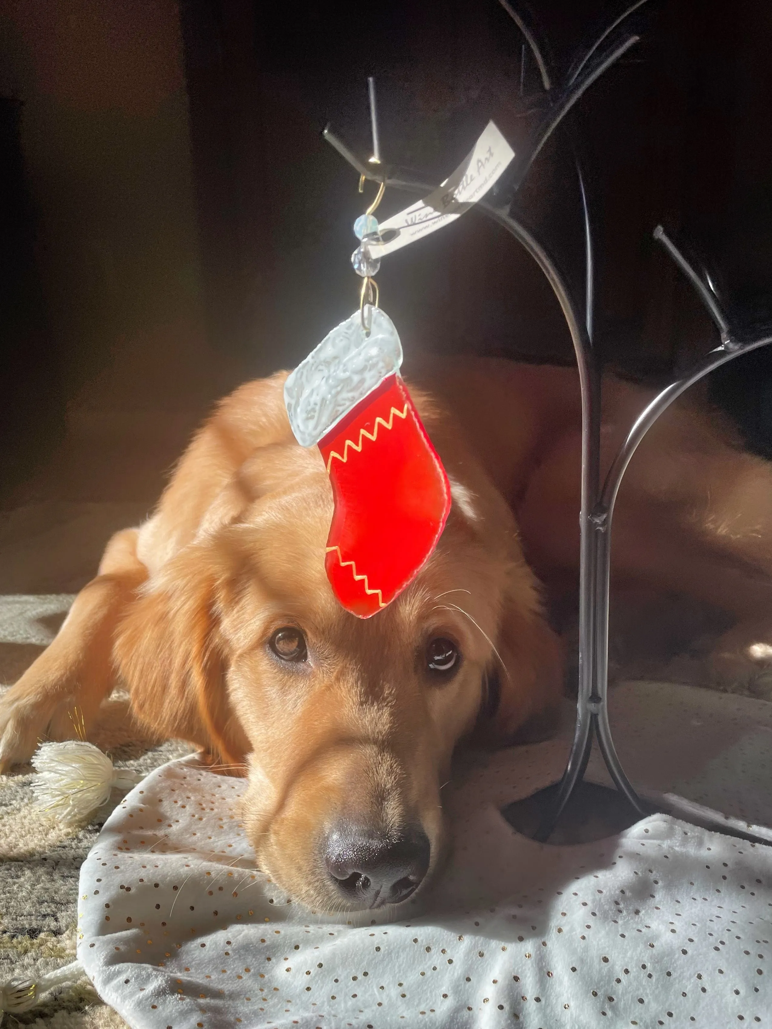 Christmas Stocking Ornaments and Suncatchers