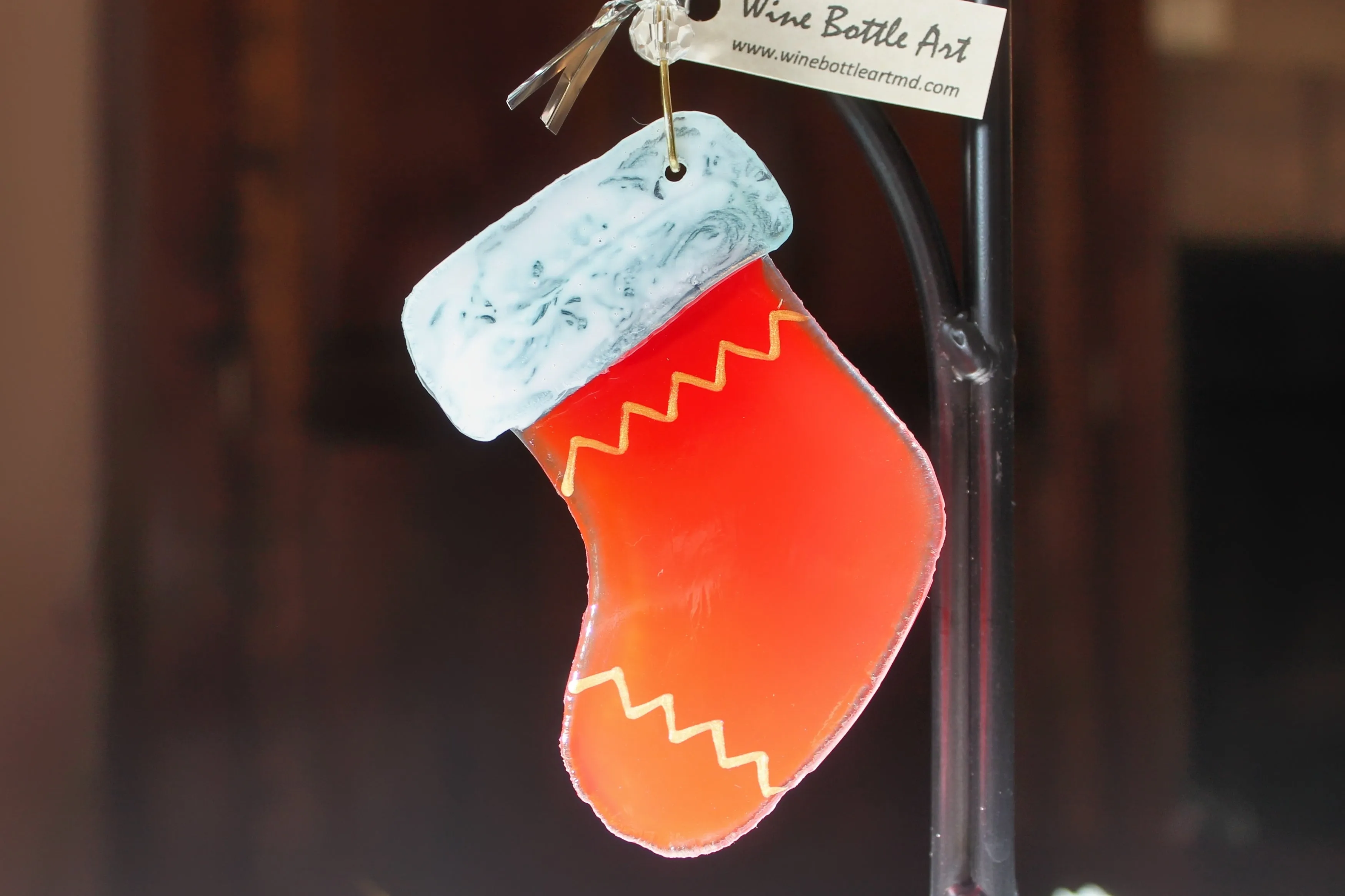 Christmas Stocking Ornaments and Suncatchers