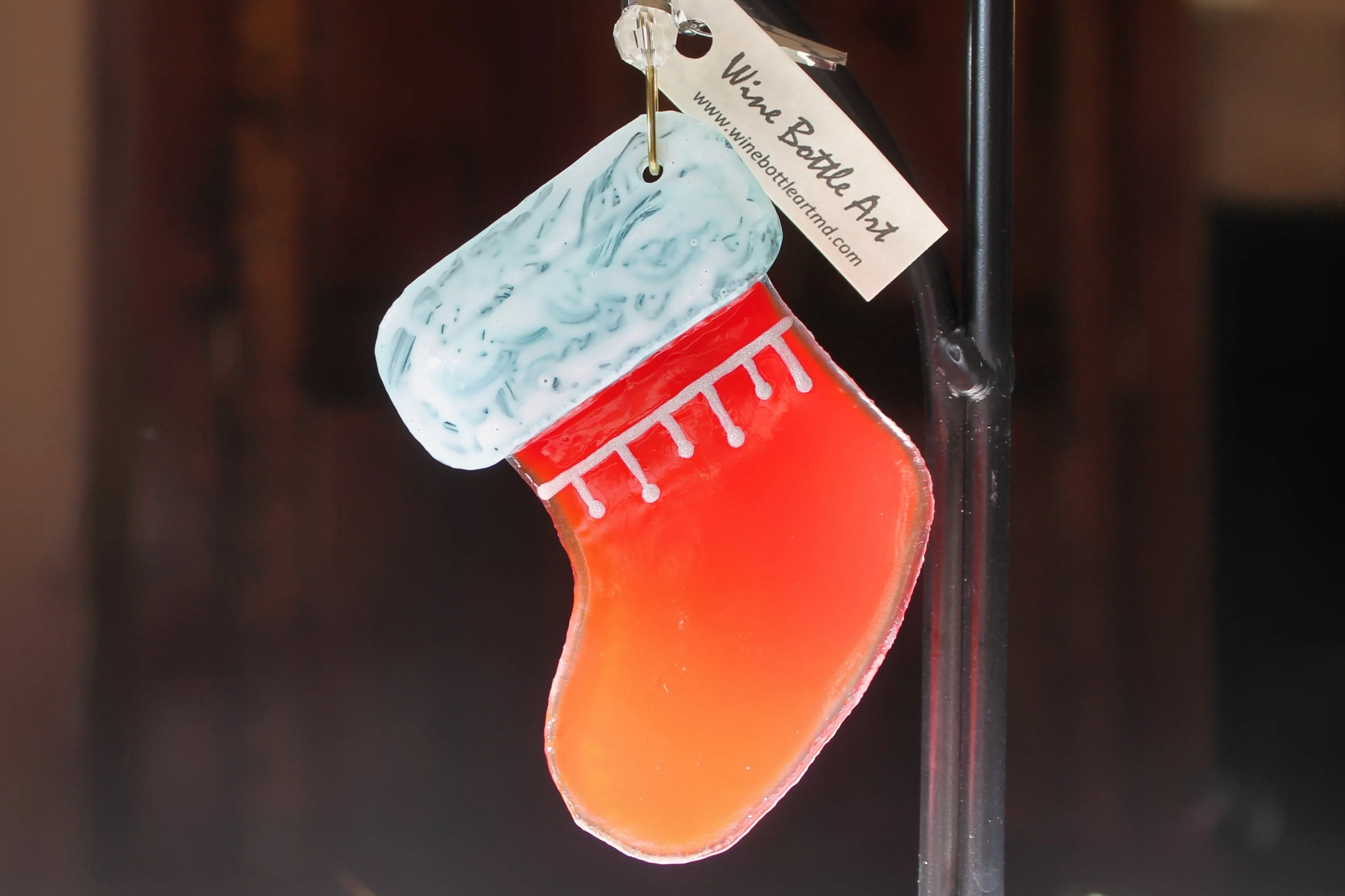 Christmas Stocking Ornaments and Suncatchers