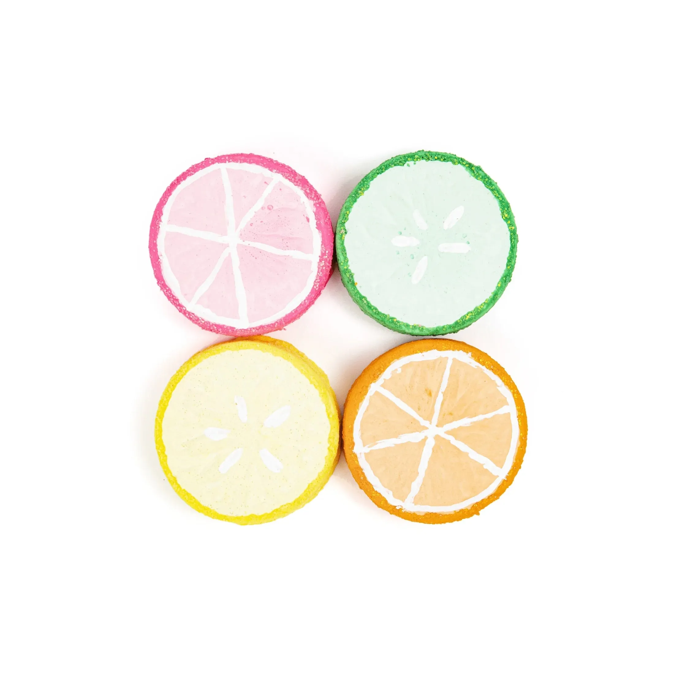 Citrus Slices - Handmade Sidewalk Chalk