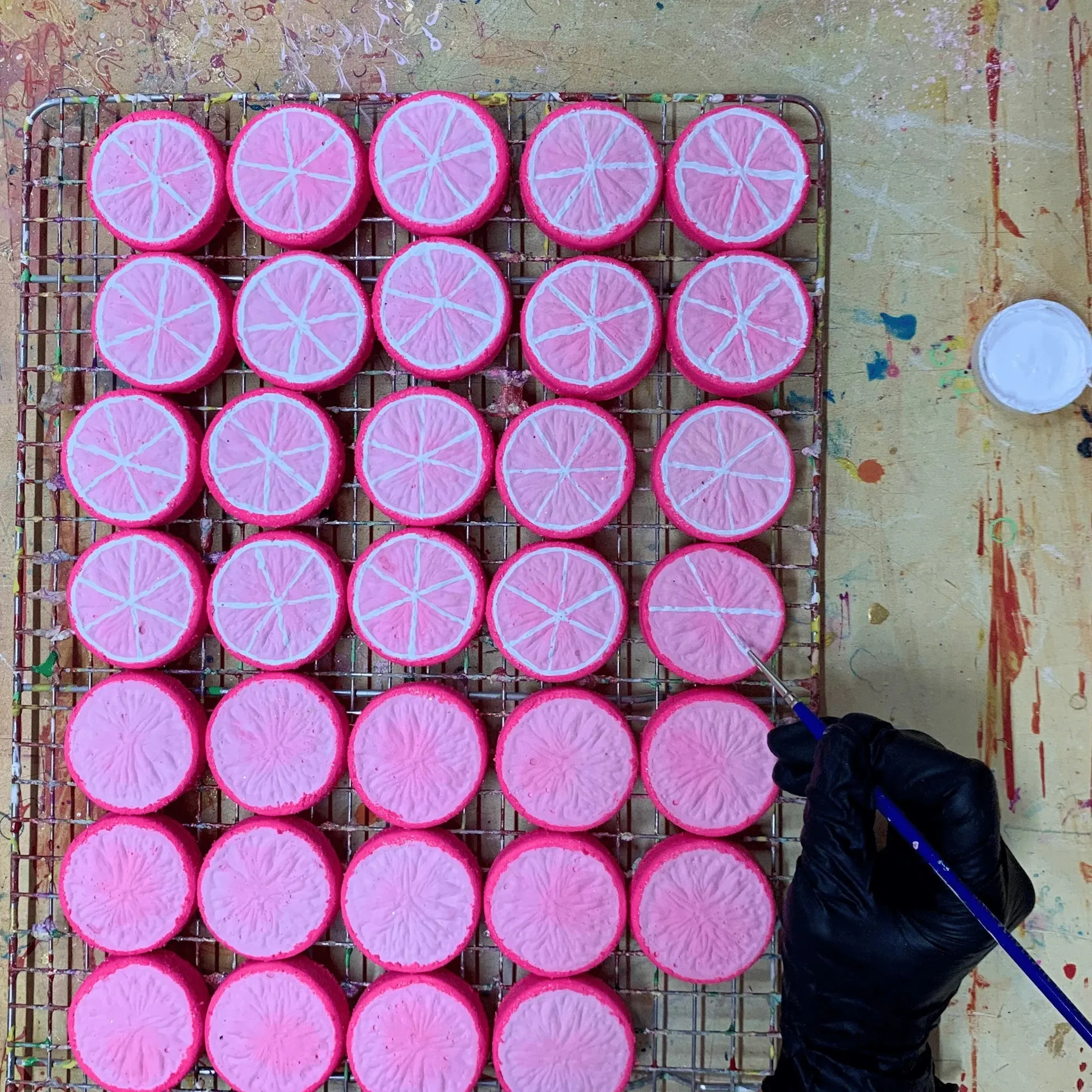 Citrus Slices - Handmade Sidewalk Chalk