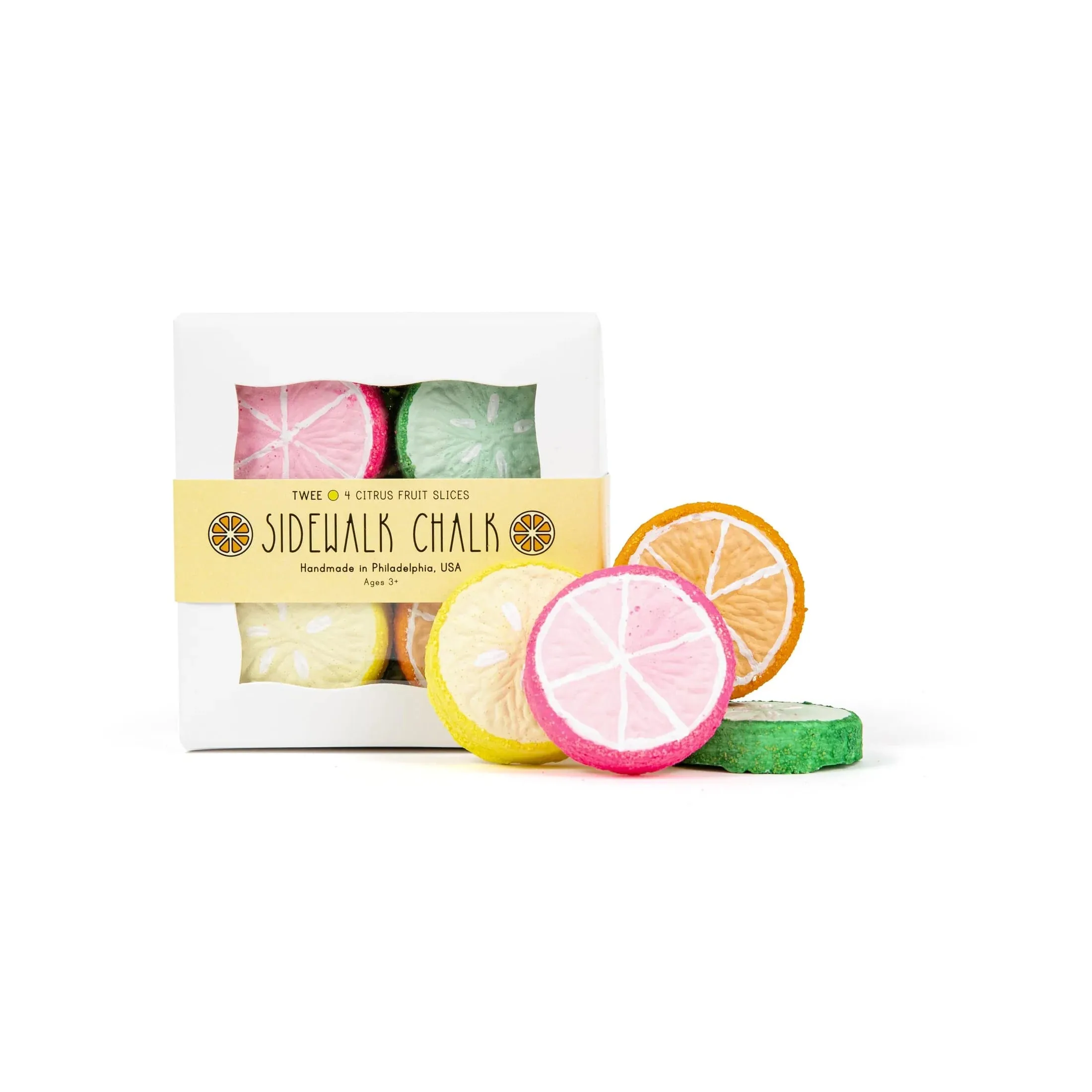 Citrus Slices - Handmade Sidewalk Chalk