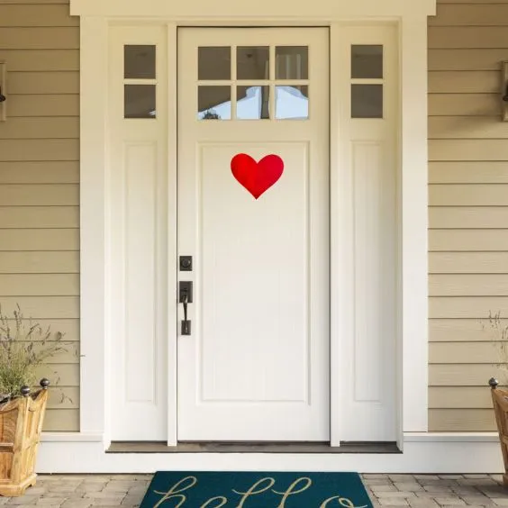 Classic Heart Wooden Door Hanger