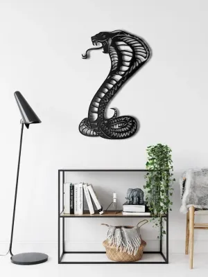 Cobra Snake Metal Wall Decor