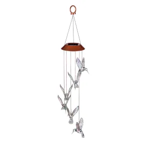 Color Changing Solar Mobile, Iridescent Hummingbird,2sp5979