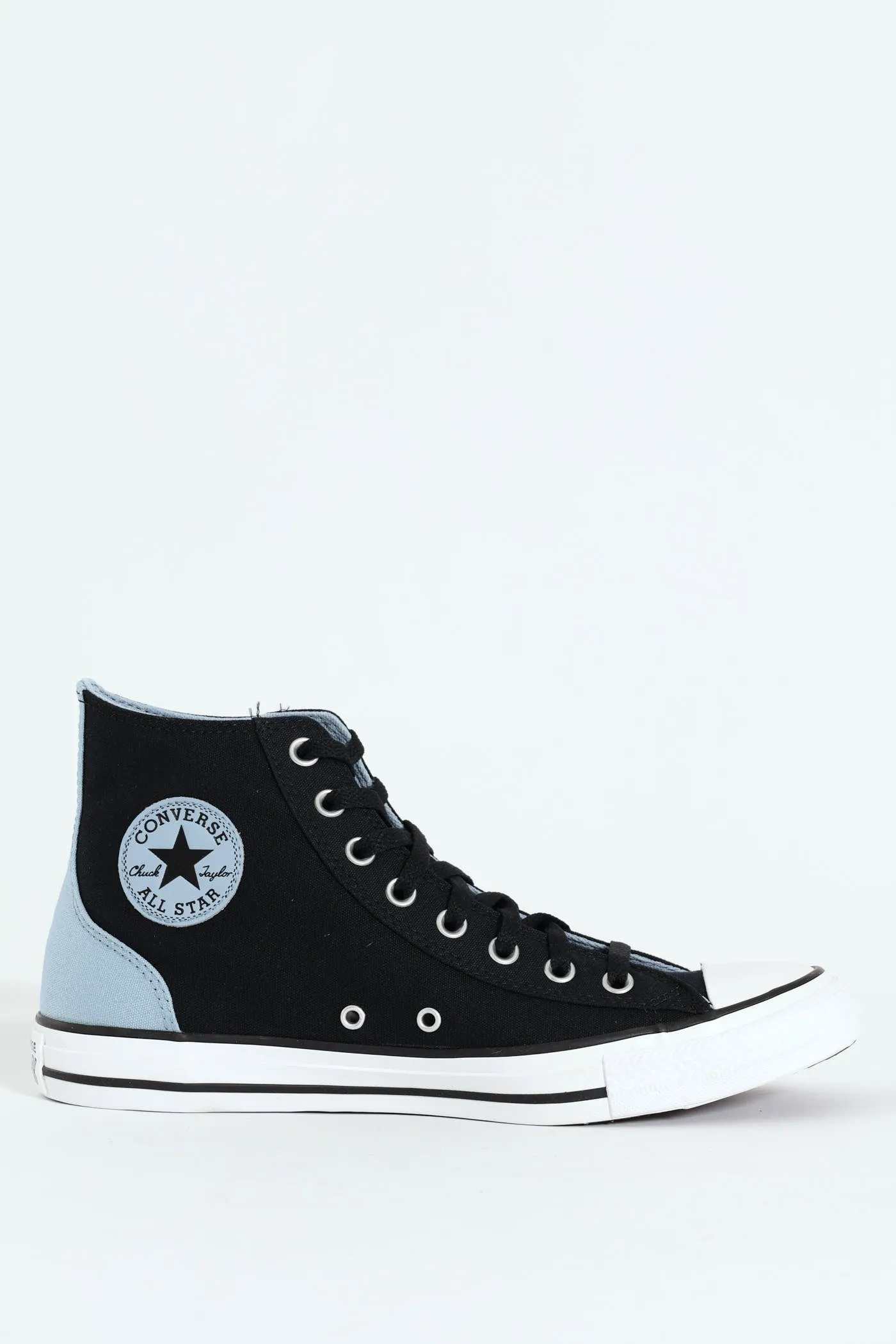 Colourblock Panel Heel Ctas Basic Sneaker - Black/Blue