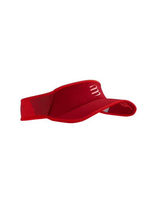 Compressport Unisex's Visor Ultralight - Samba/Core Red