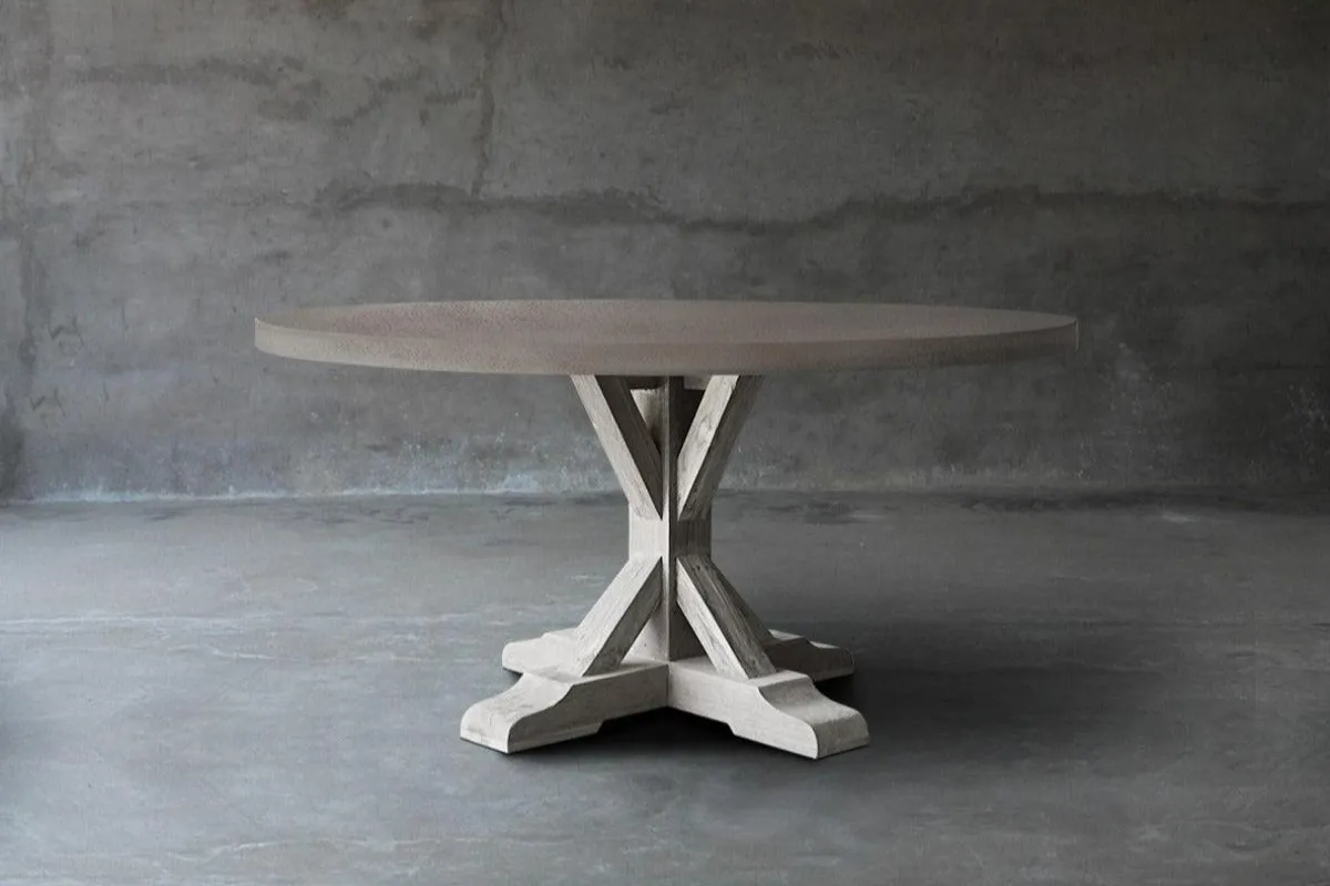 Concrete Round Dining Table - R Base