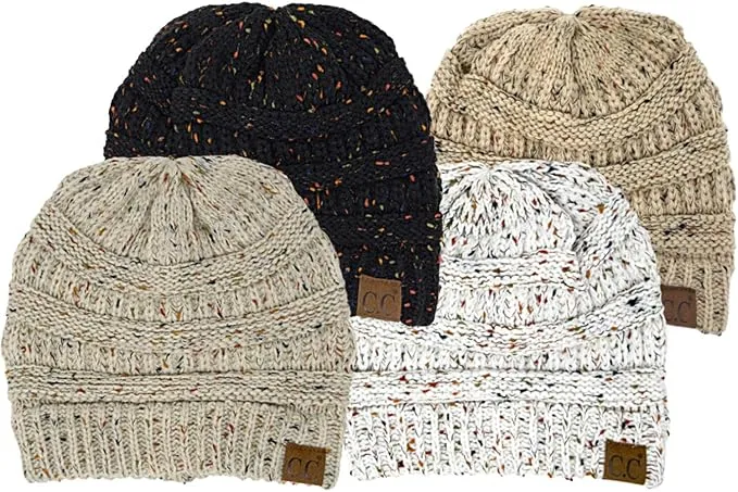 Confetti Knit Beanie by Funky Junque