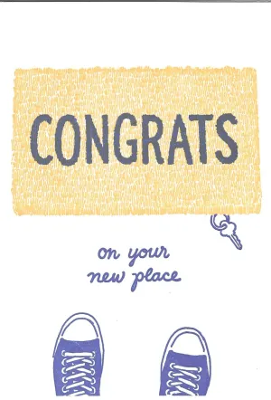 Congrats on Your New Place Card