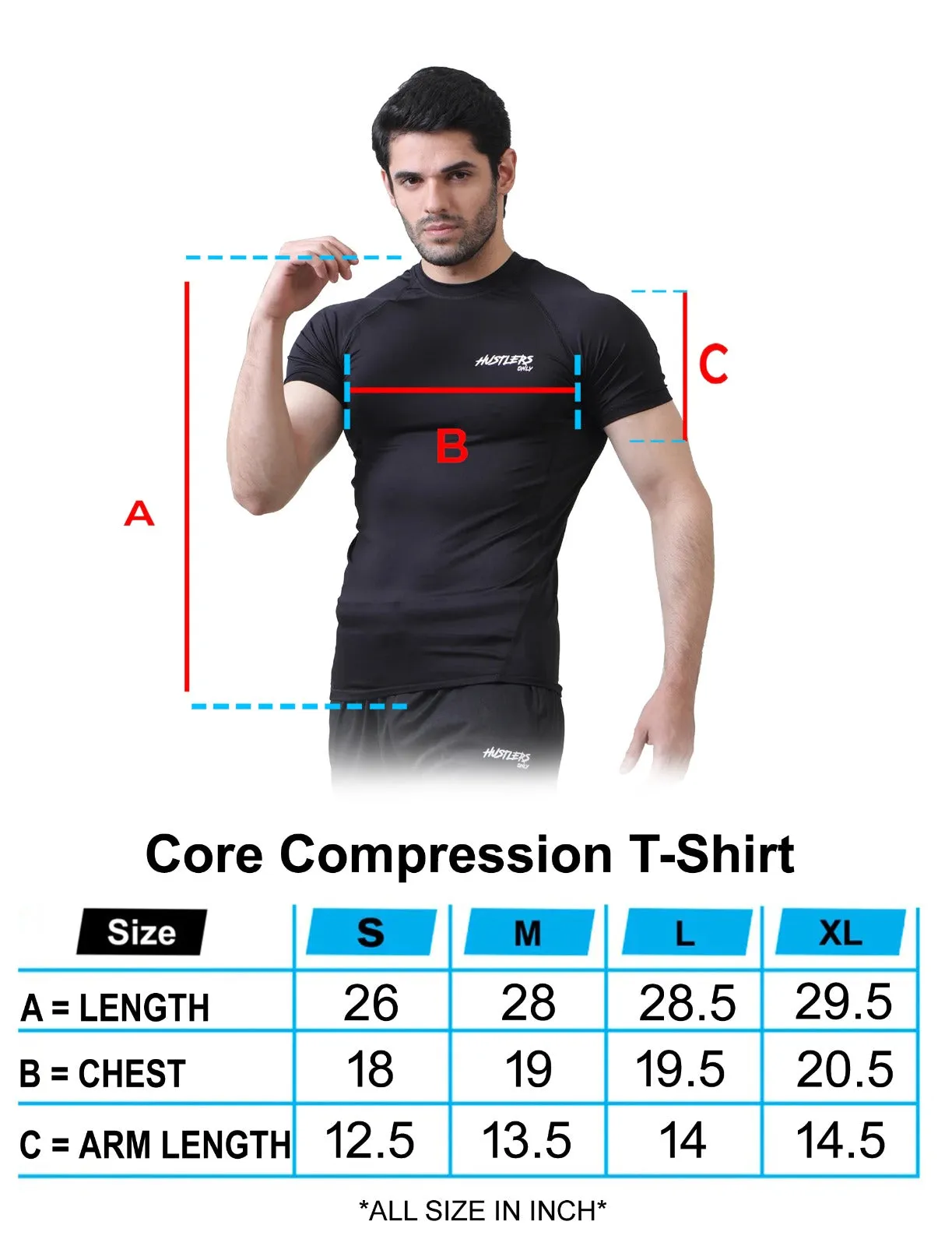 Core Compression T-Shirt-Black